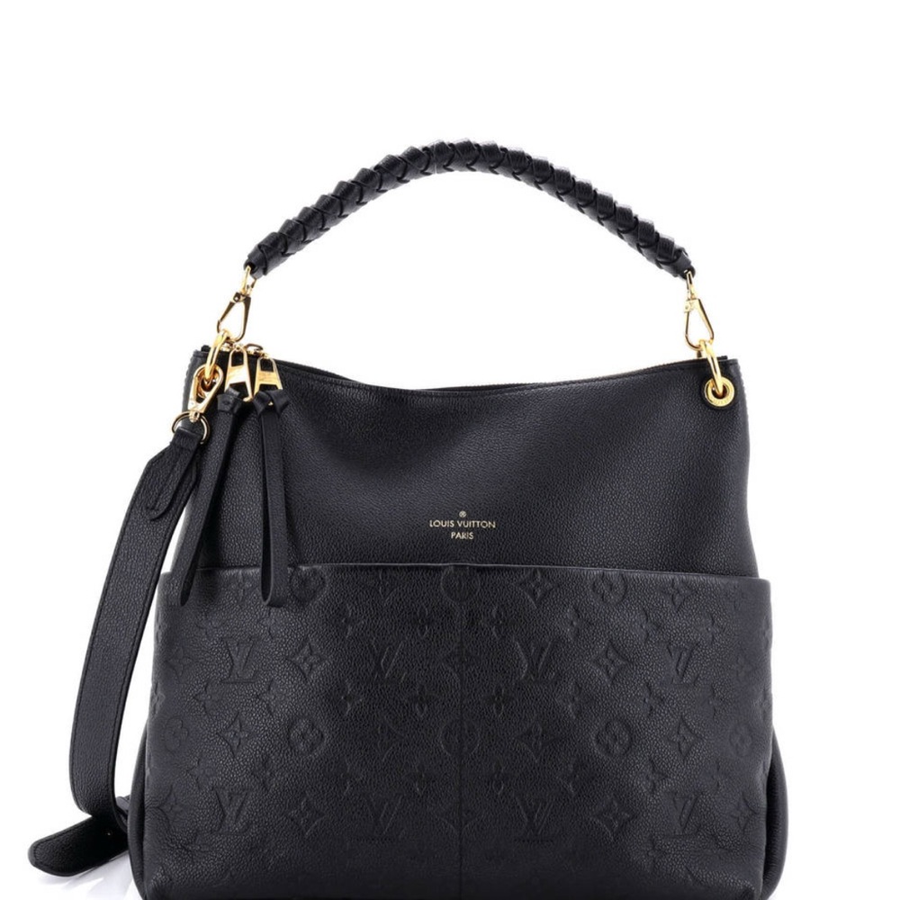 Louis Vuitton Black Empreinte Maida Bag